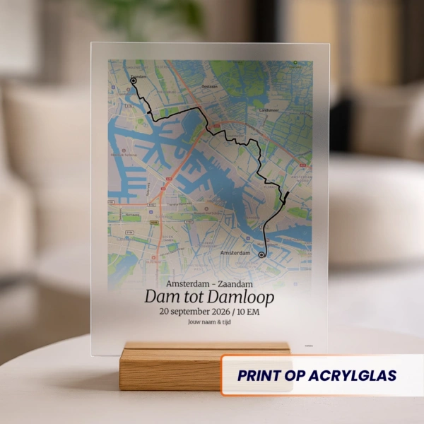 Dam tot Damloop 2026 acrylglas print