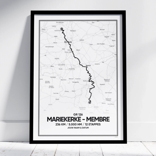 GR 126 Mariekerke - Membre poster