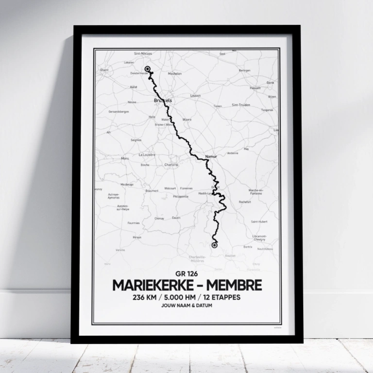 GR 126 Mariekerke - Membre poster