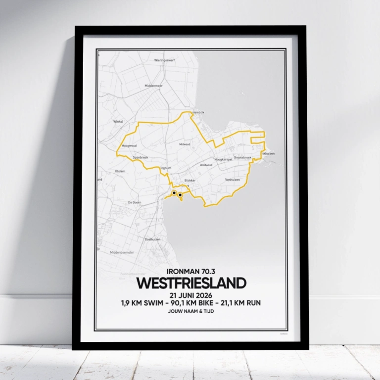 Ironman 70.3 Westfriesland 2026 poster