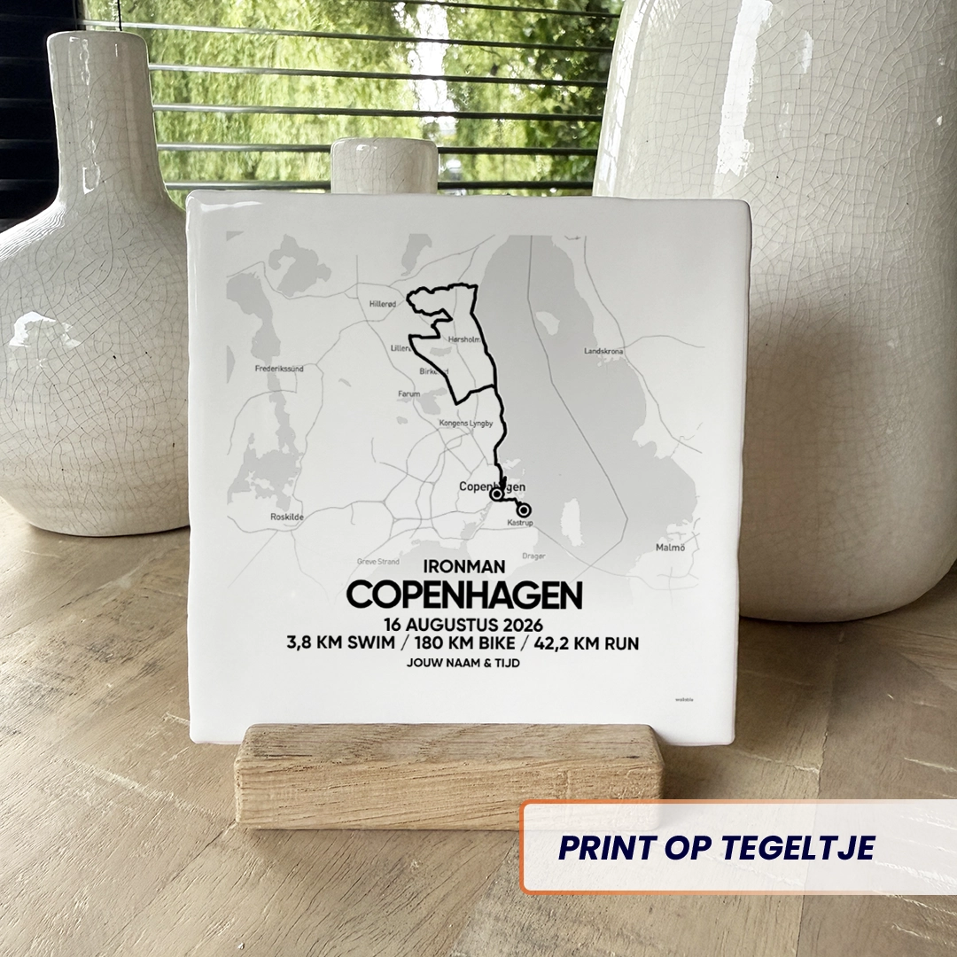 Ironman Copenhagen 2026 tegeltje