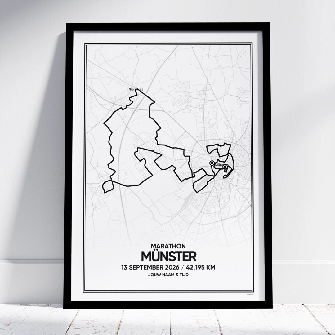 Munster Marathon 2026 poster Münster Marathon 2026 poster