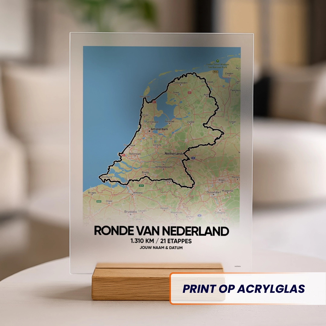 RondeVanNederland-LF acrylglas print kleur