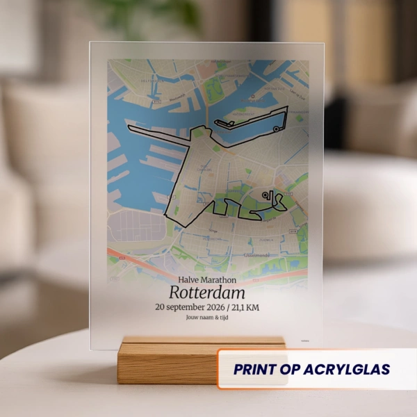 Rotterdam Halve Marathon 2026 acrylglas print