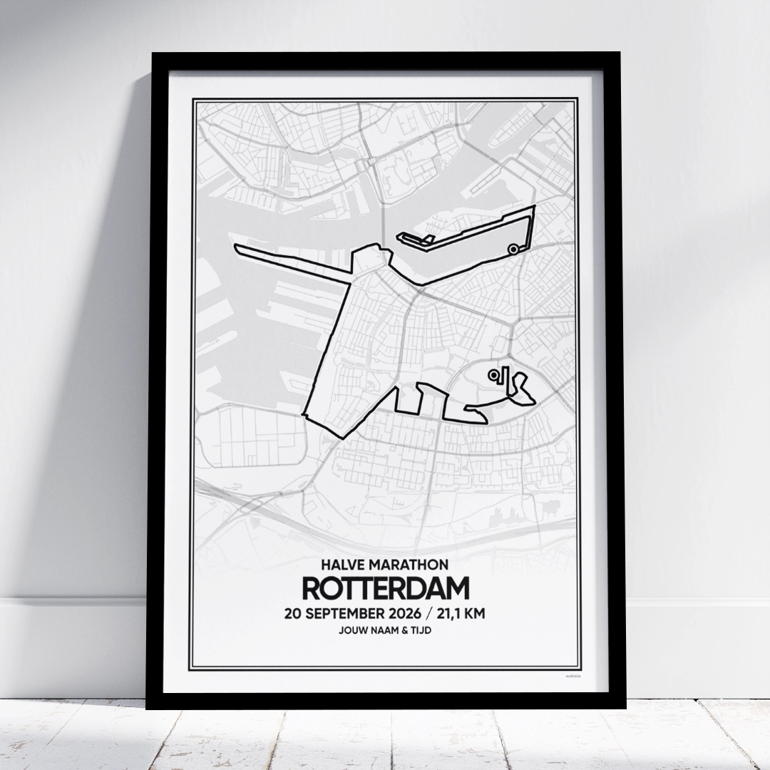 Rotterdam Halve Marathon 2026 poster Rotterdam Halve Marathon 2026 poster