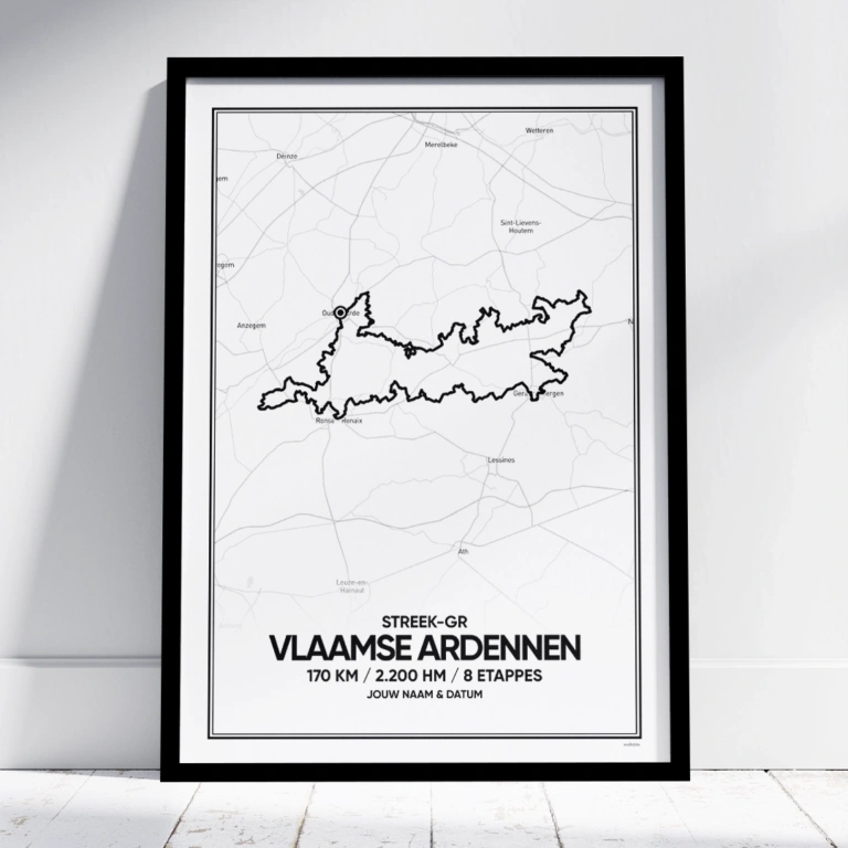 Streek-GR Vlaamse Ardennen poster