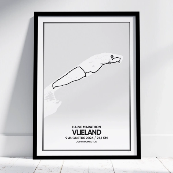 Vlieland halve marathon 2026 poster