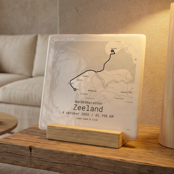 Wandelmarathon Zeeland route tegeltje 2026 met naam