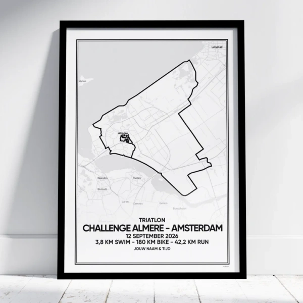Challenge Almere-Amsterdam 2026 triatlon poster