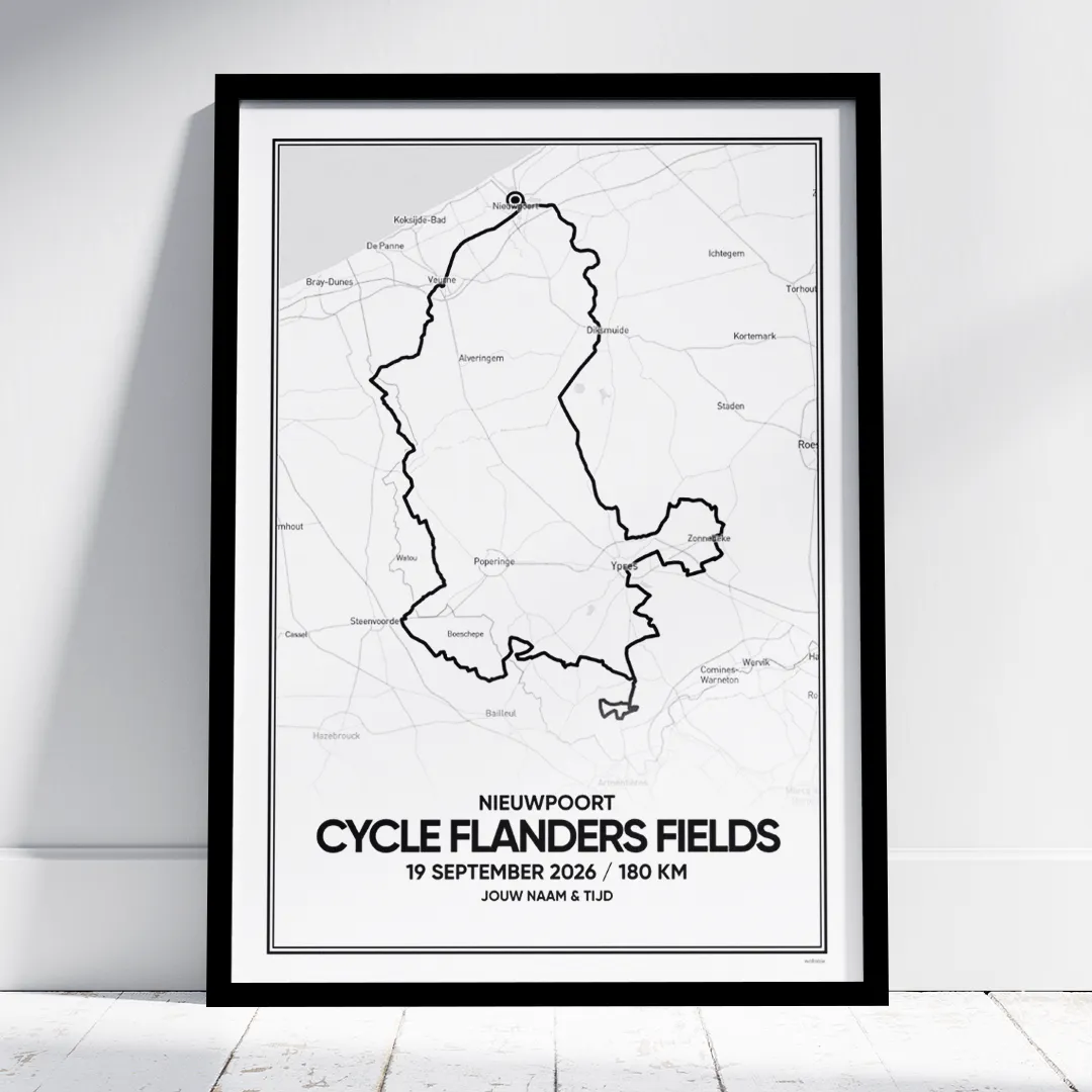 Cycle Flanders Fields 180 km 2026 poster Cycle Flanders Fields 180 km 2026 poster