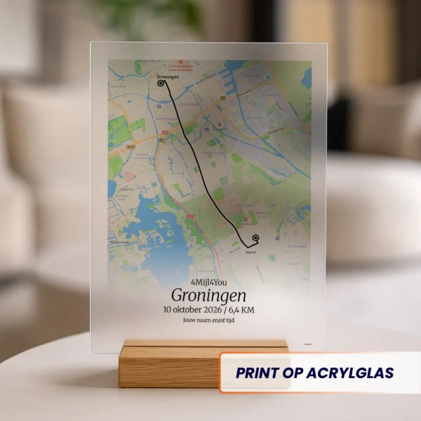 Groningen 4mijl4you 2026 acrylglas print