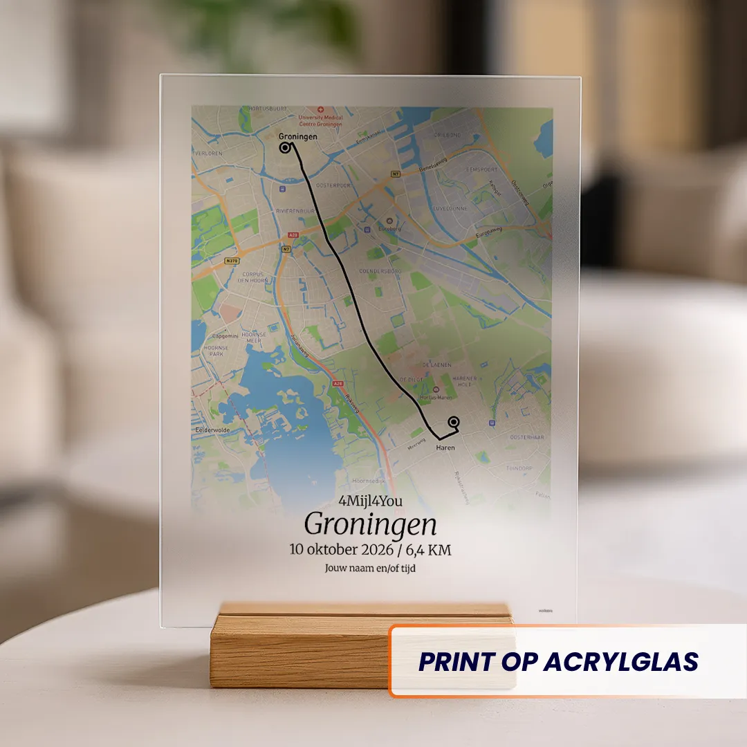 Groningen 4mijl4you 2026 acrylglas print