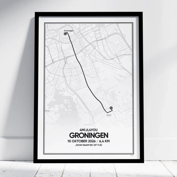Groningen 4mijl4you 2026 poster