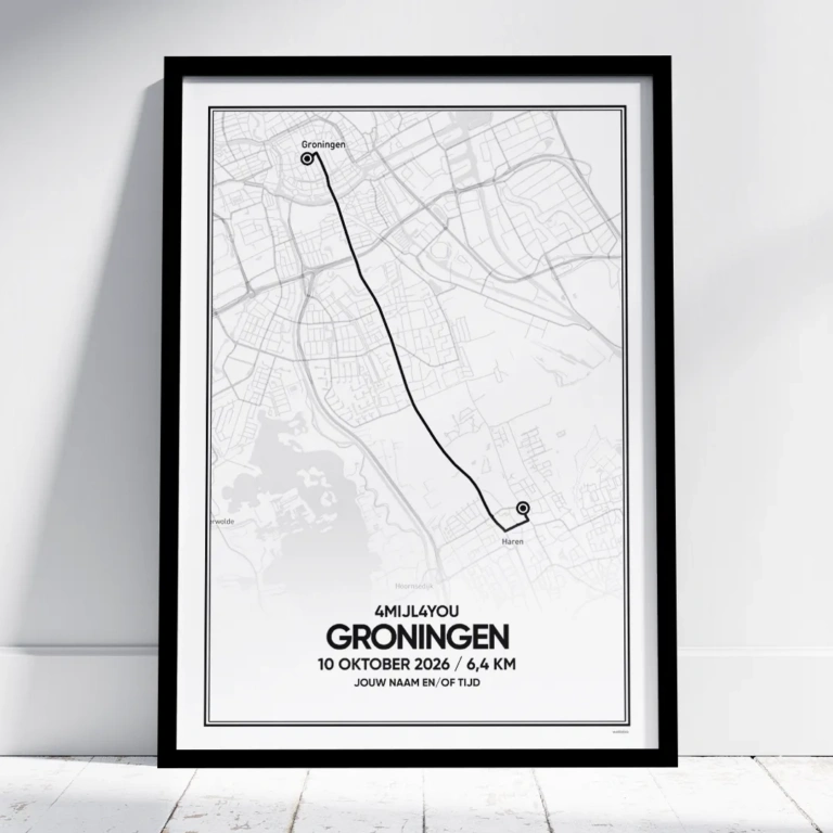 Groningen 4mijl4you 2026 poster
