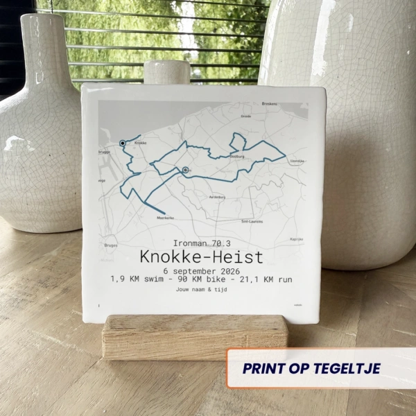 Ironman Knokke-Heist 2026 tegeltje