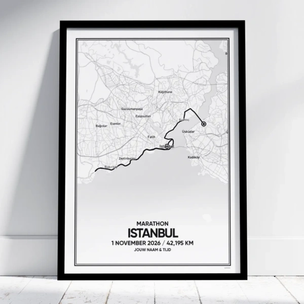 Istanbul marathon 2026 poster