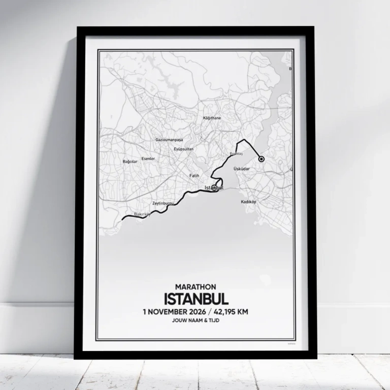 Istanbul marathon 2026 poster
