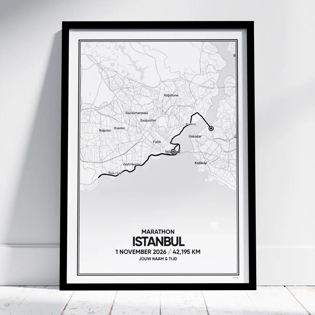 Istanbul marathon 2026 poster