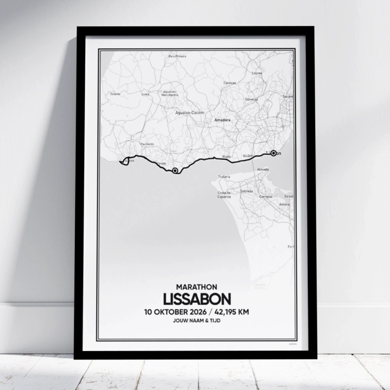 Lissabon Marathon 2026 poster