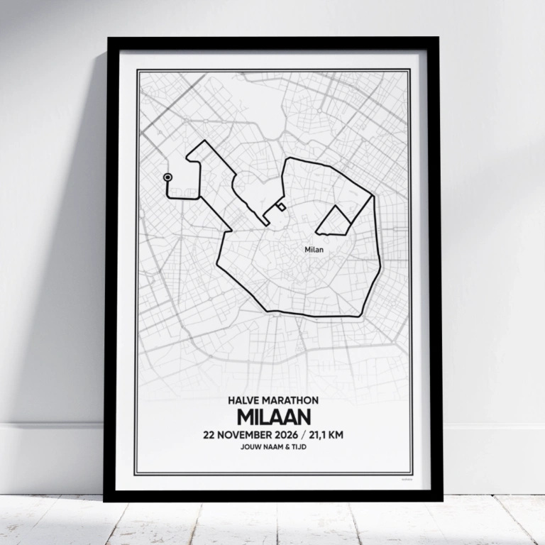 Milaan Halve Marathon najaar 2026 poster