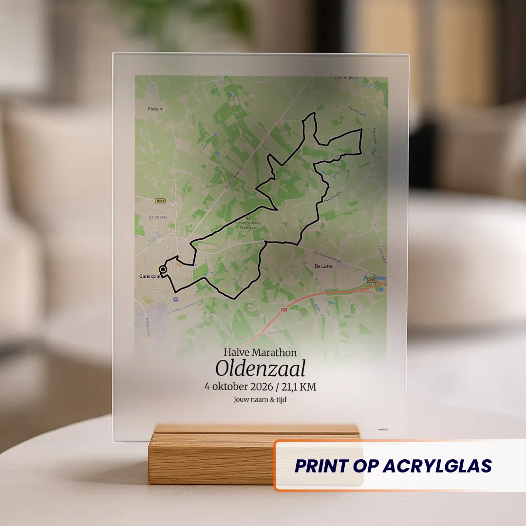Oldenzaal Halve Marathon 2026 acrylglas print