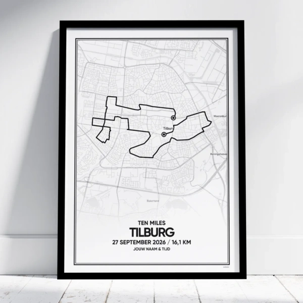 Tilburg Ten Miles 16,1 km 2026 poster