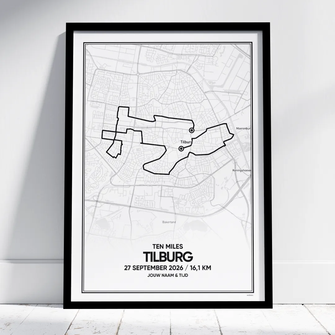 Tilburg Ten Miles 16,1 km 2026 poster Tilburg Ten Miles 16,1 km 2026 poster