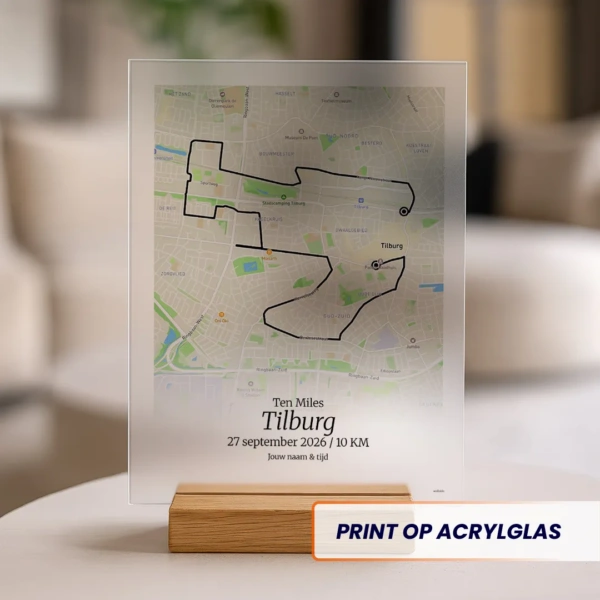 Tilburg Ten Miles 2026 acrylglas print