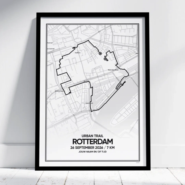 Urban Trail Rotterdam 7 km 2026 poster