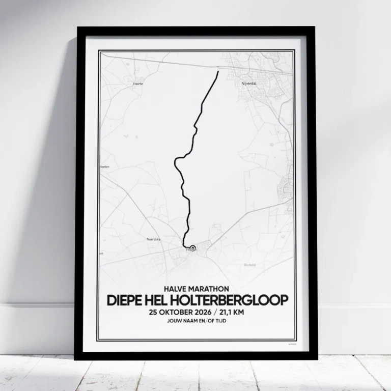 Diepe Hel Holterbergloop Halve Marathon 2026 poster