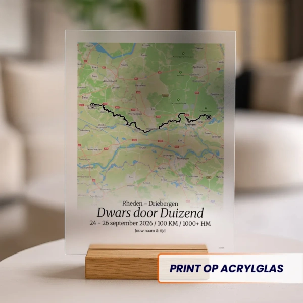 Dwars door Duizend 2026 acrylglas print