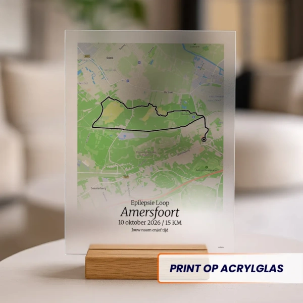 Epilepsie Loop Amersfoort 2026 acrylglas print