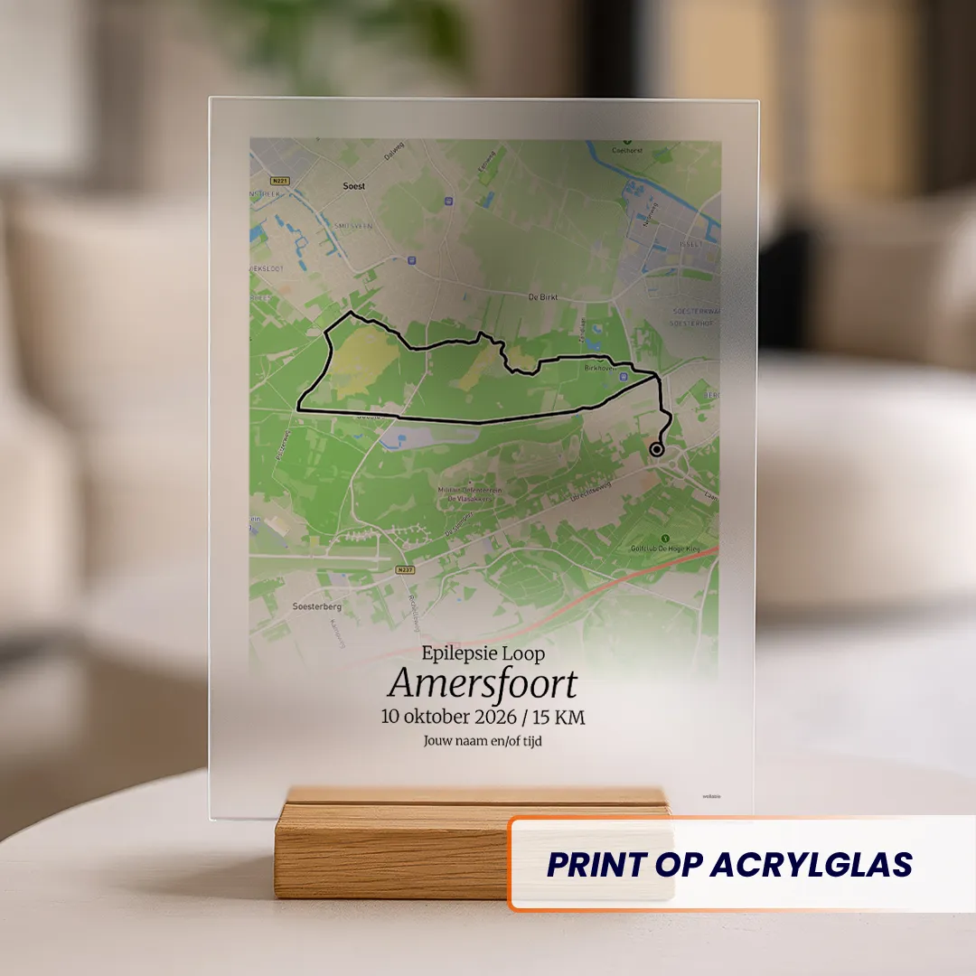 Epilepsie Loop Amersfoort 2026 acrylglas print