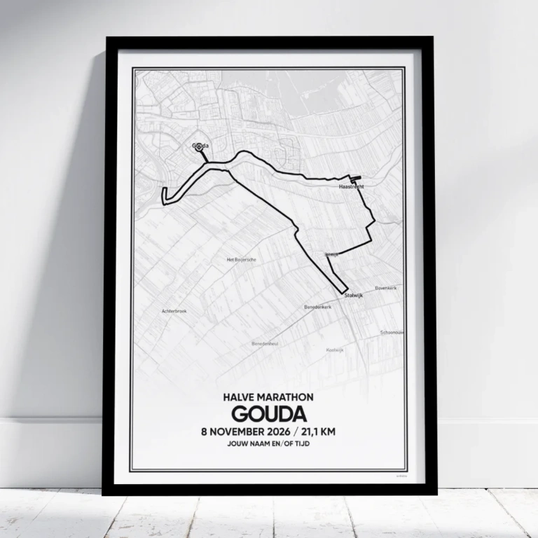 Gouda Halve Marathon 2026 poster
