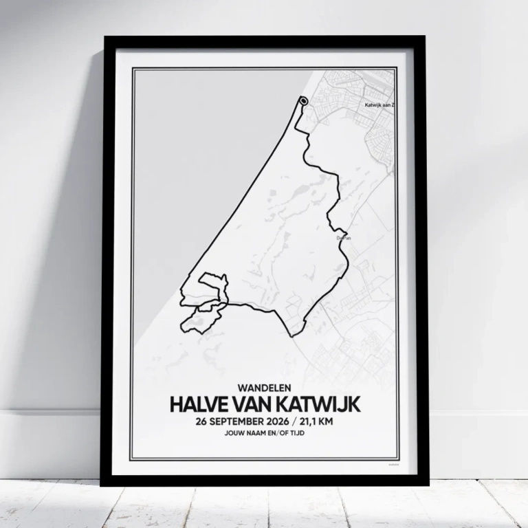 Halve van Katwijk Wandelen 2026 poster