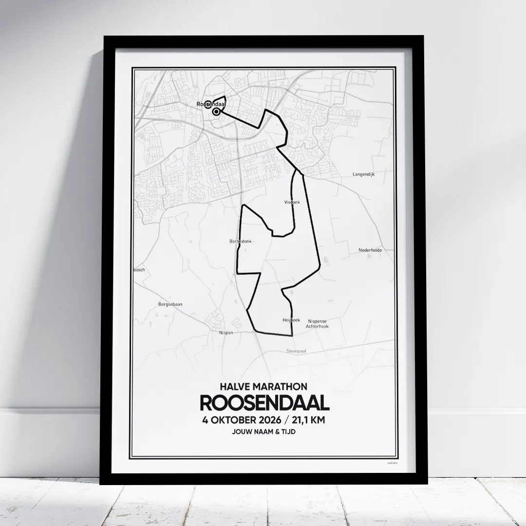 Roosendaal Halve Marathon 2026 poster Roosendaal Halve Marathon 2026 poster