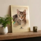 Foto van jouw kat op aluminium